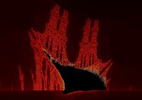 the burning ship