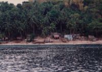 Settlement along the channel between Maricaban and Caban islands.