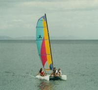 Balayan Bay offers good sailing conditions with fairly strong easterly winds during the amihan season.