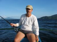 I never a caught a single fish during my ten years at Tamarind Beach... I once hooked a big one, but the line snapped :-)