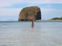 Beach near Sepoc Point at Maricaban Island.