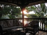 The veranda at Tamarind Beach.