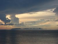 Evening sky over Balayan Bay towards Calatagan.