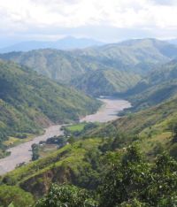 From the mountain road from Aritao - Baguio's eastern approach.