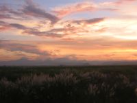 Sunset over Central Luzon.