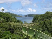 Puerto Galera's central lagoon as seen from the road Sto Nino - Sabang road