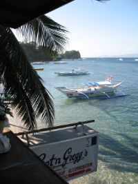 Captain Gregg's resort at Sabang Beach has been in operation since the 1980s.