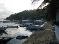 A peaceful dawn at Sabang Beach, Puerto Galera.