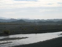 The San Jose to Sablayan road involved a difficult river crossing.