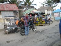 Waiting for boarding at the Wawa (Abra de Ilog) pier.